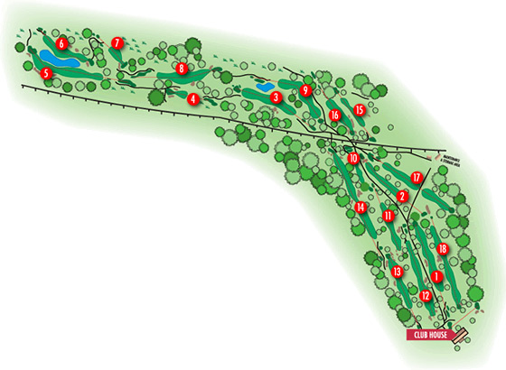Upper Map - Remington Parkview Golf Course